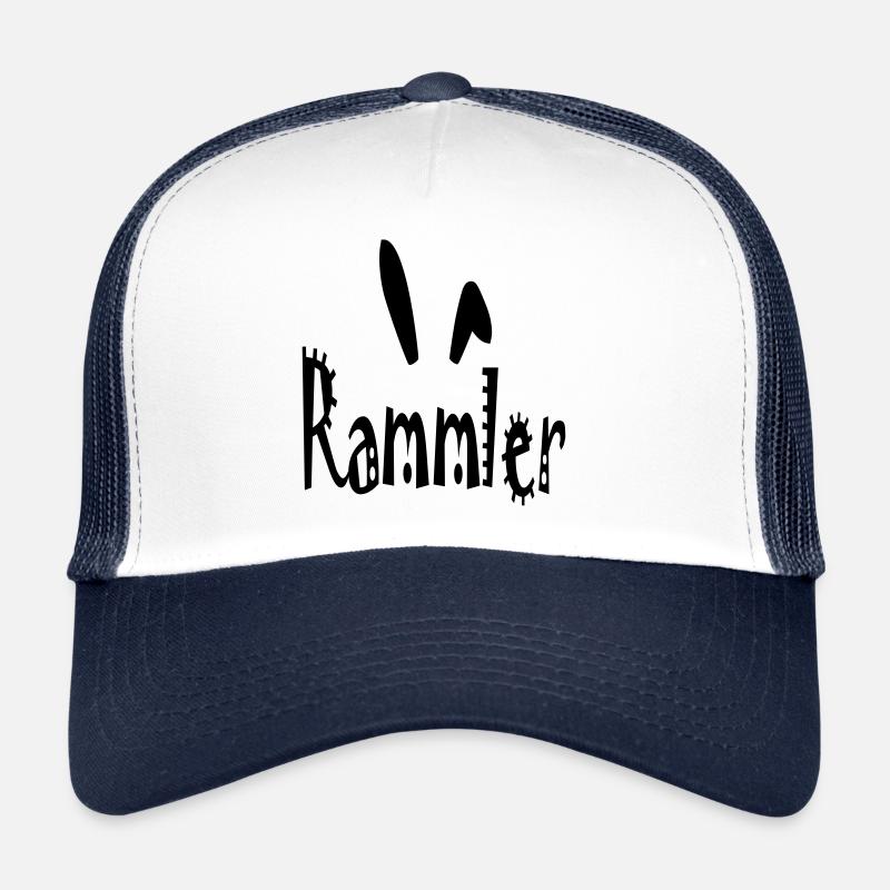 Rammler with rabbit ears (vector) Trucker Cap