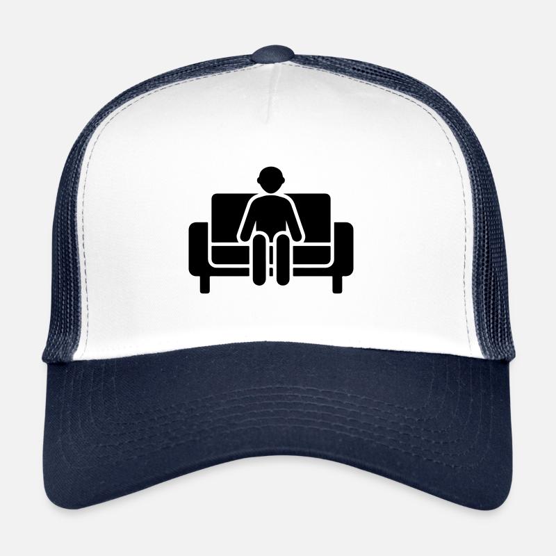 Couch Sitting Lazy Trucker Cap
