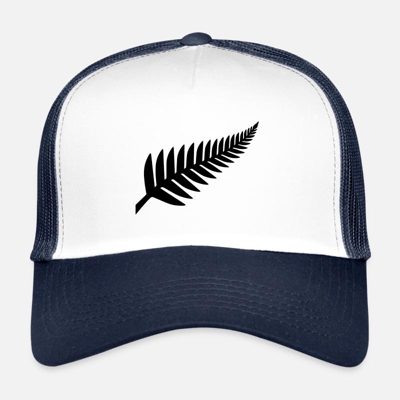 NZ Fern - Trucker Cap - white/navy
