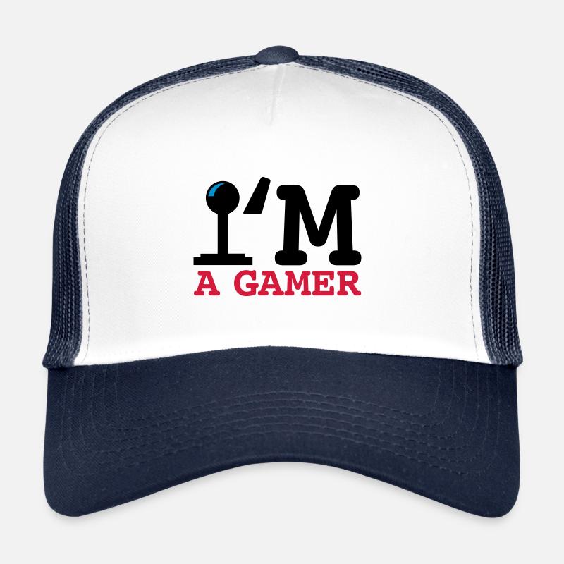 Joystick Je suis un joueur 3c Casquette trucker 
