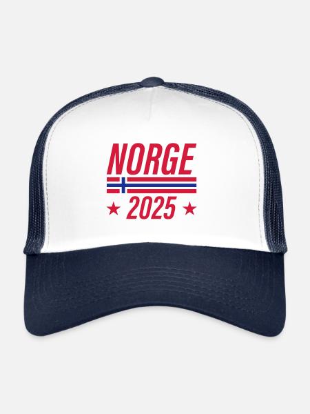 Norway 2025 Norway - Trucker Cap - white/navy - Front