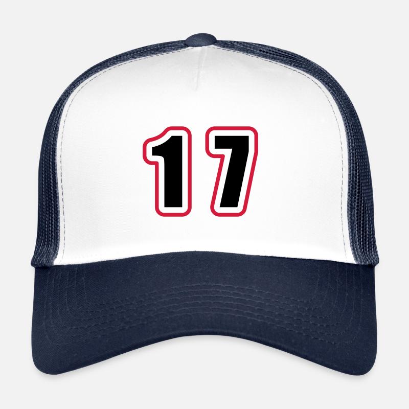 17 Zahl College Trucker Cap