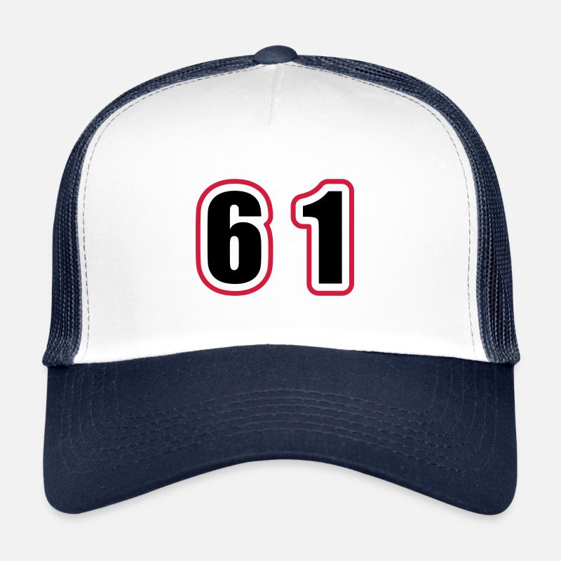 61 Nombre Collège Casquette trucker 