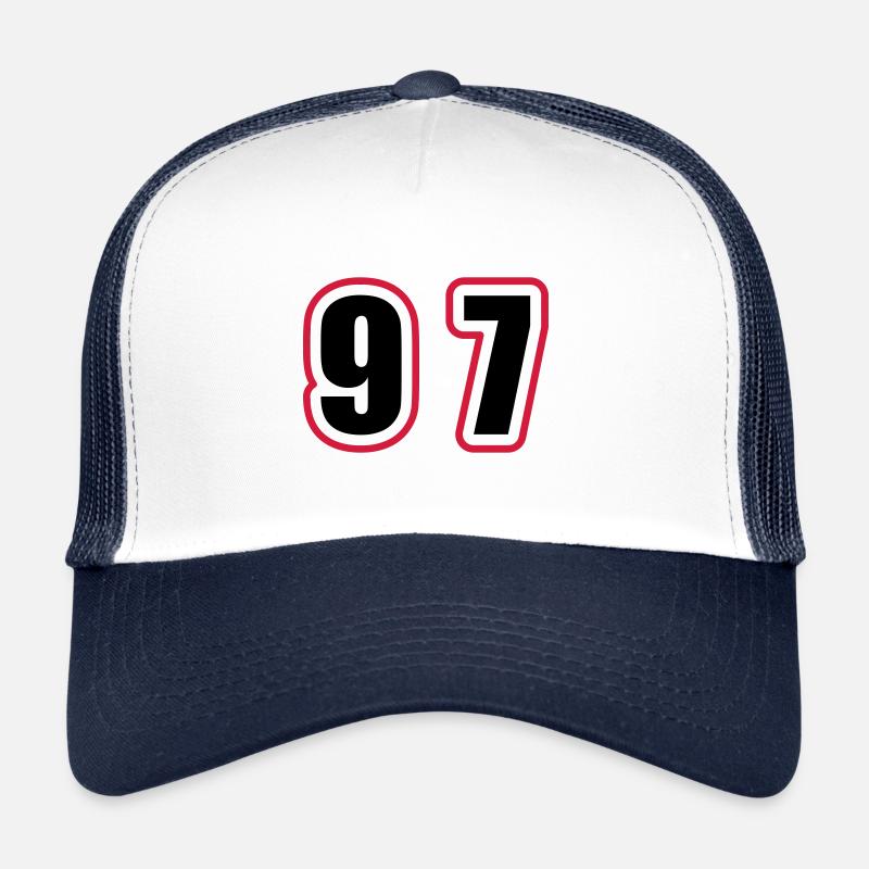 97 Zahl College Trucker Cap