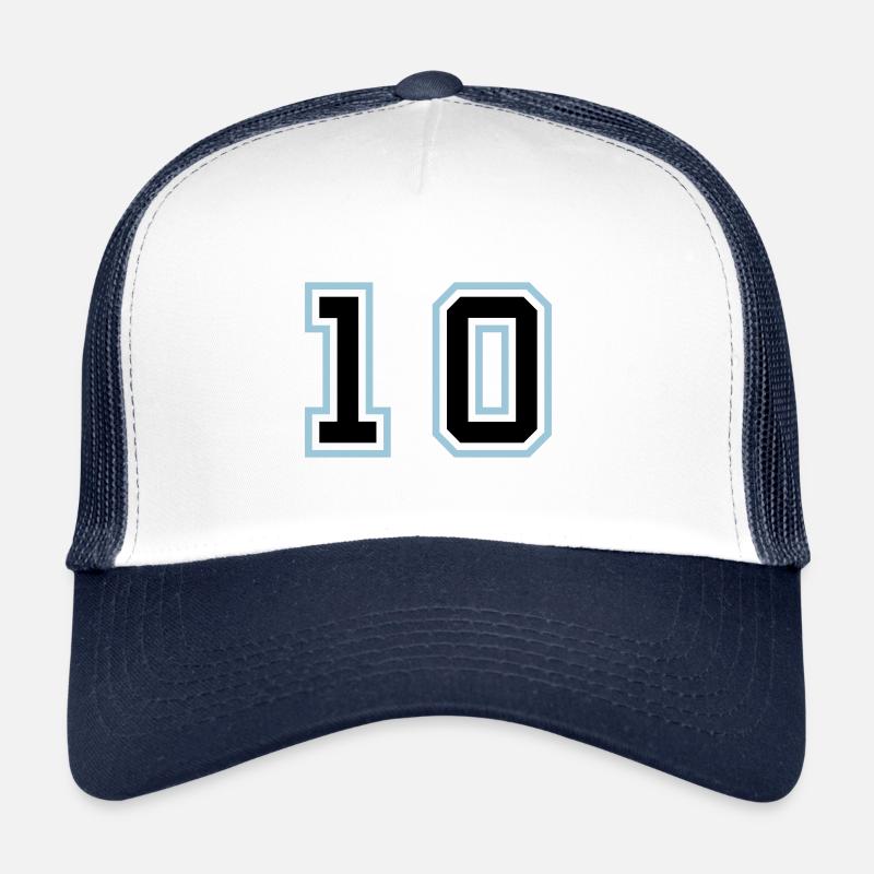 Symbole à 10 chiffres Casquette trucker 