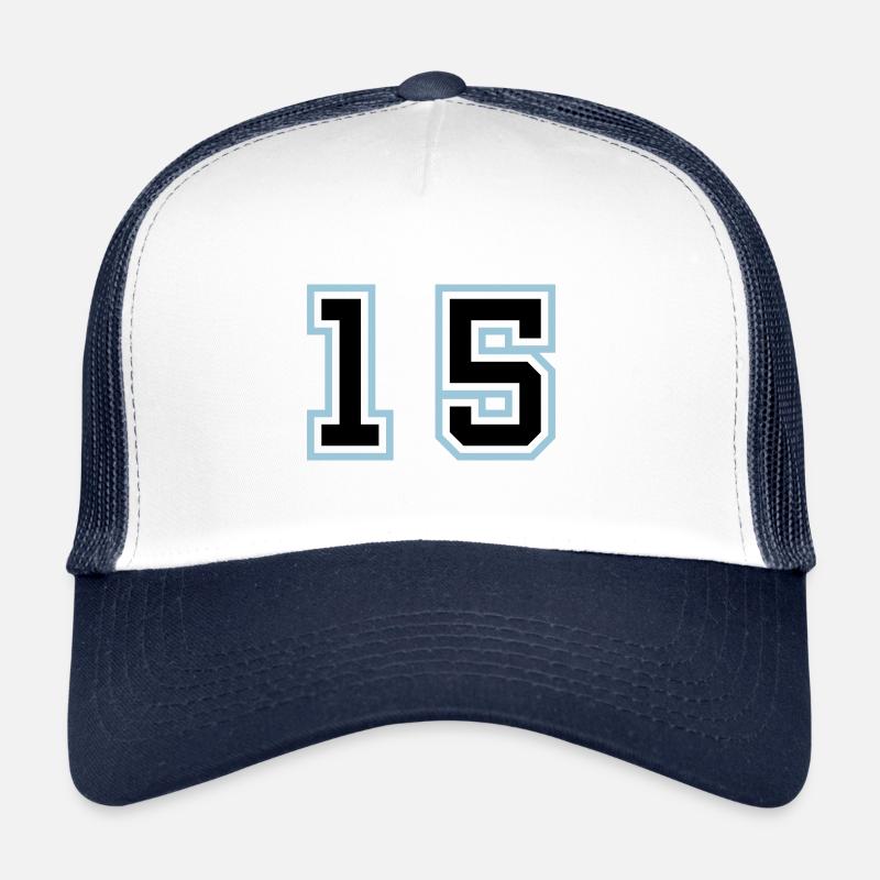 Symbole de 15 chiffres Casquette trucker 