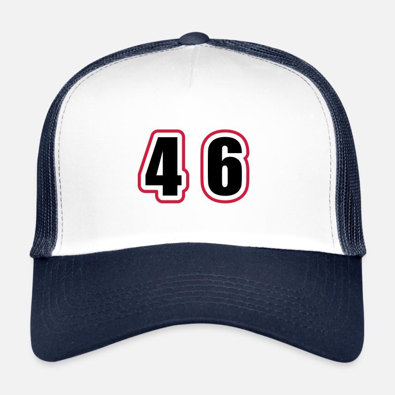46 Number College Trucker Cap
