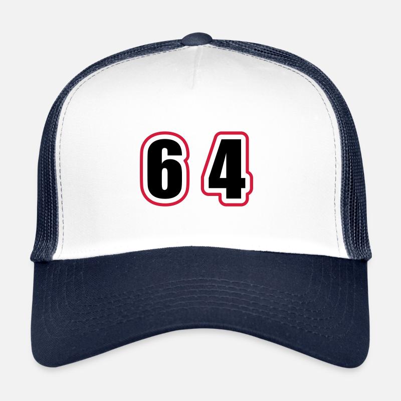 64 Zahl College Trucker Cap