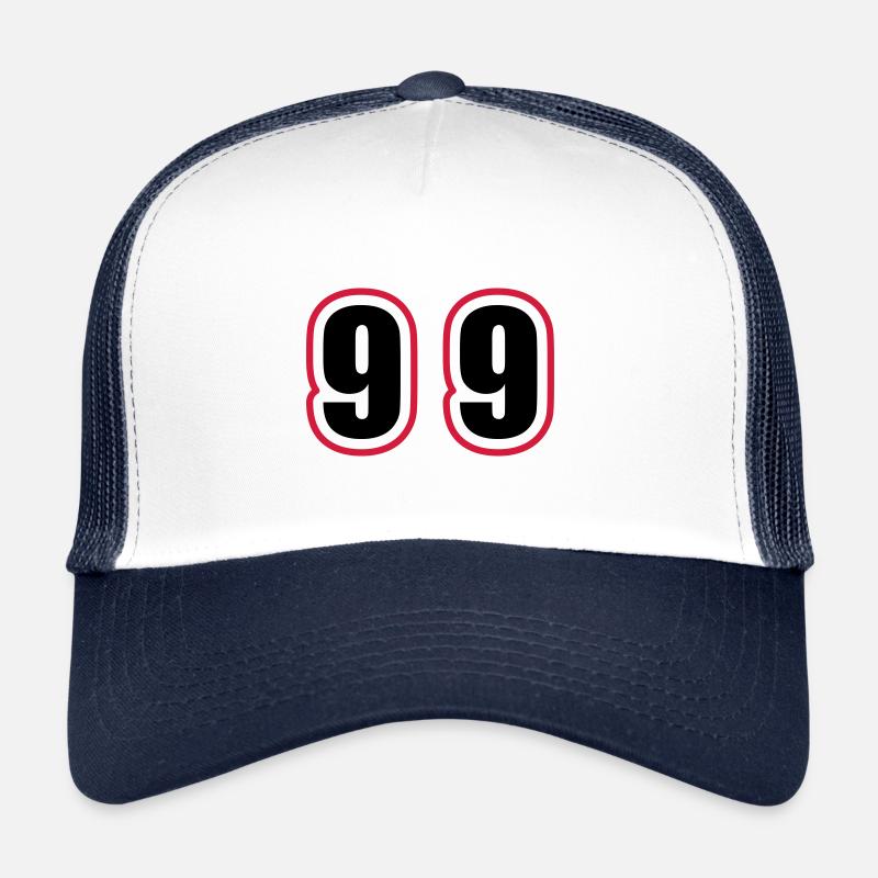 99 Number College Trucker Cap