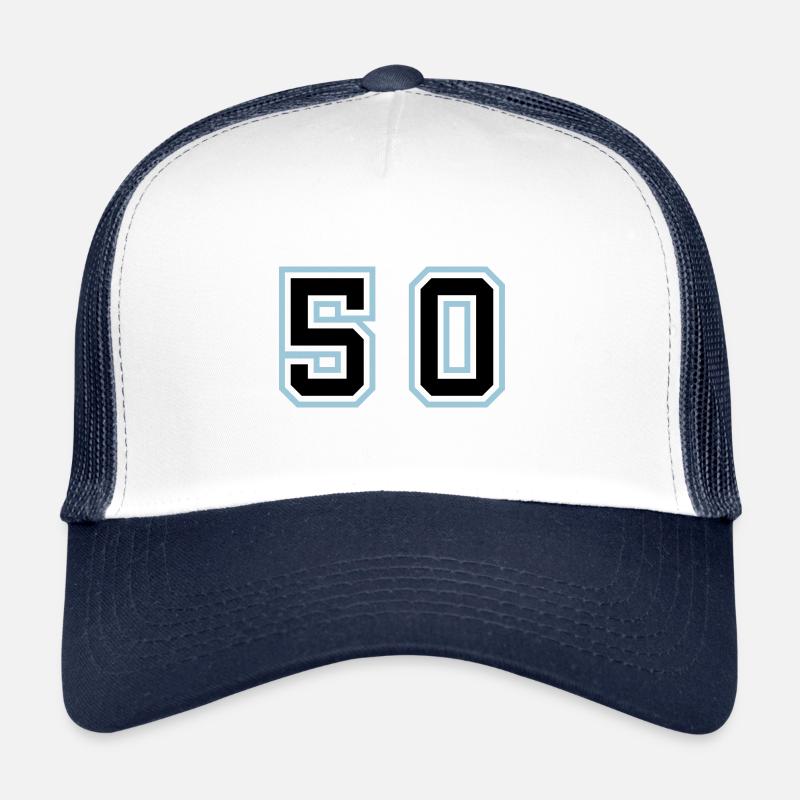 50 Zahl symbol Trucker Cap