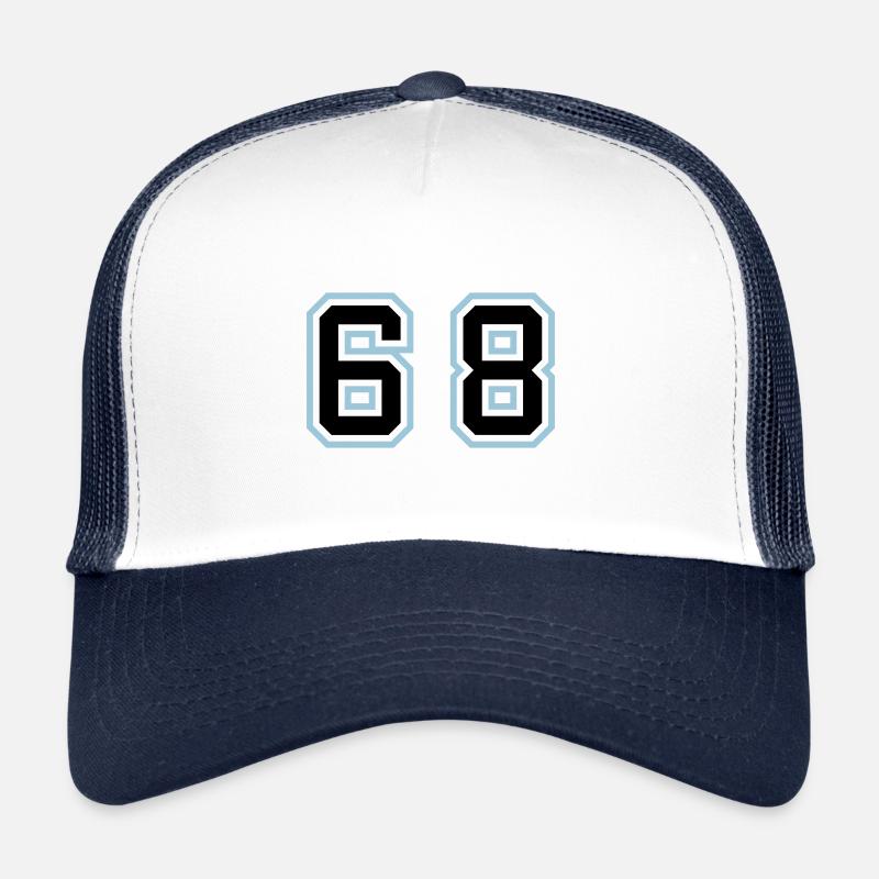 68 Symbole numérique Casquette trucker 