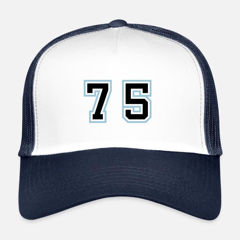 75 Symbole numérique Casquette trucker 