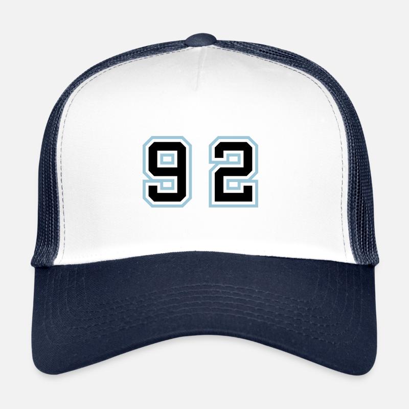 92 Symbole numérique Casquette trucker 