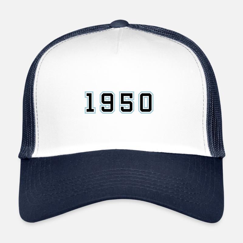 1950 Année Anniversaire Casquette trucker 