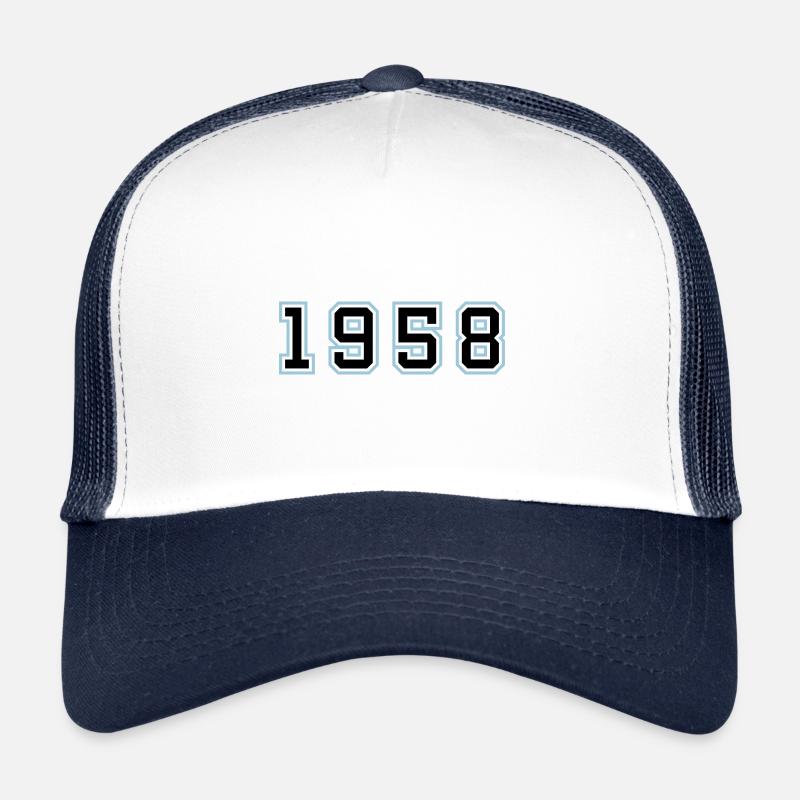 1958 Année Anniversaire Casquette trucker 