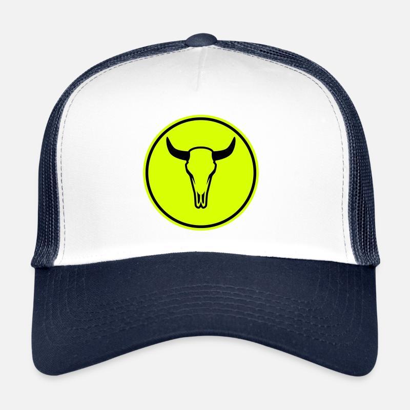 Crâne de vache taureau Casquette trucker 