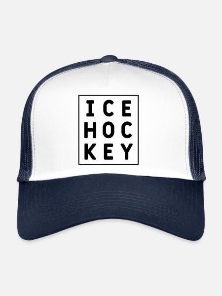 Hockey sur glace - Ice Hockey - Trucker Cap - white/navy - Front