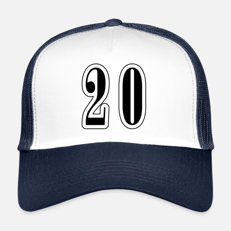 20 Number symbol Trucker Cap