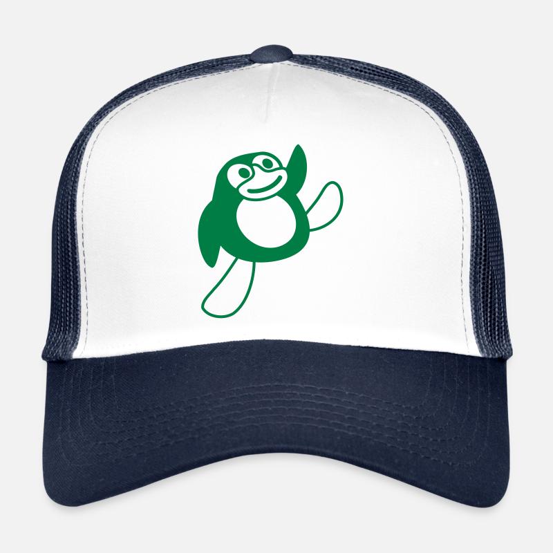 Pingouin, Breakdance, Happy Dancing, Fête, DJ, Musique Casquette trucker 