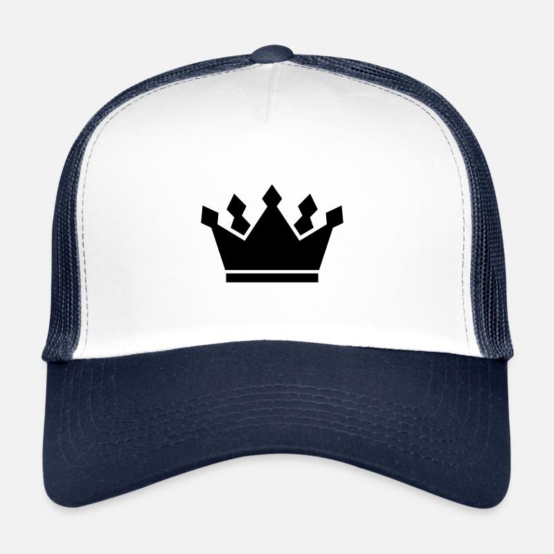 Krone Symbol icon - Trucker Cap - Weiß/Navy