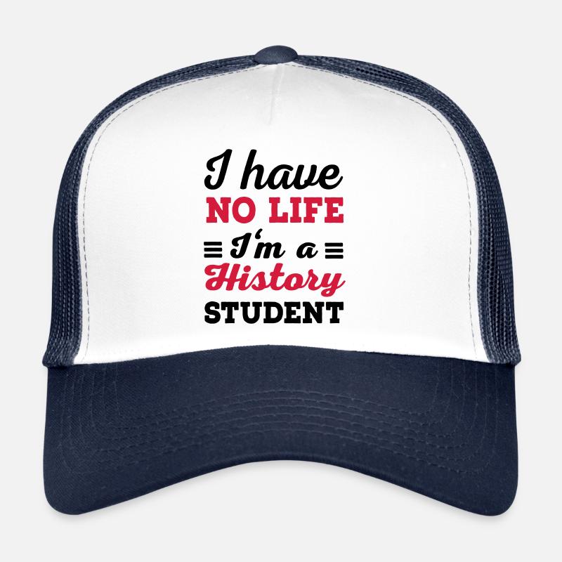 Geschichte - Trucker Cap - Weiß/Navy