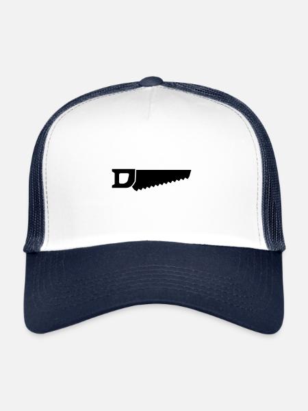 Saw icon icon - Trucker Cap - white/navy - Front