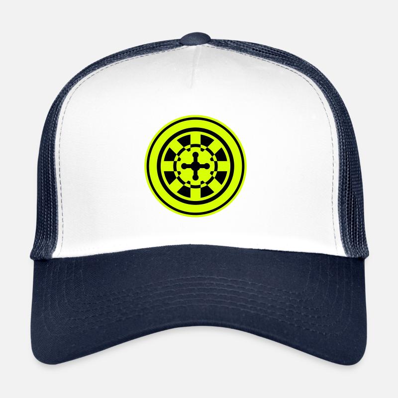 Symbole d’icône de roulette Casquette trucker 