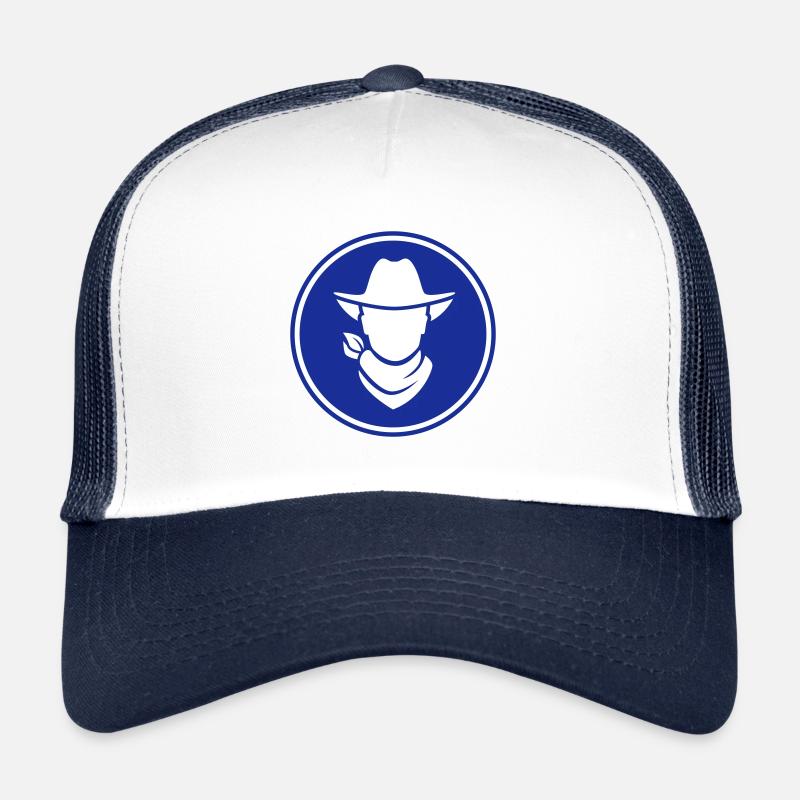 Tête de cow-boy western Casquette trucker 