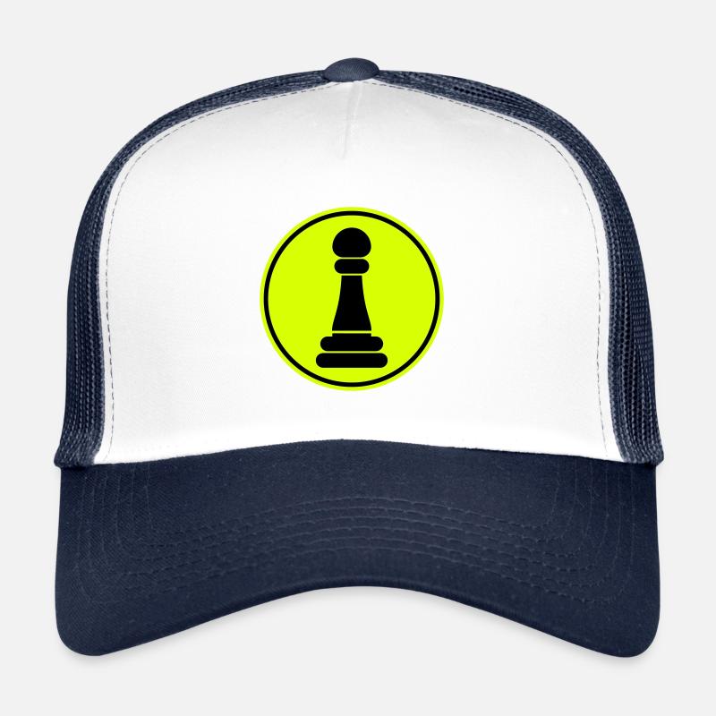 Läufer Bauer Schachfigur Trucker Cap