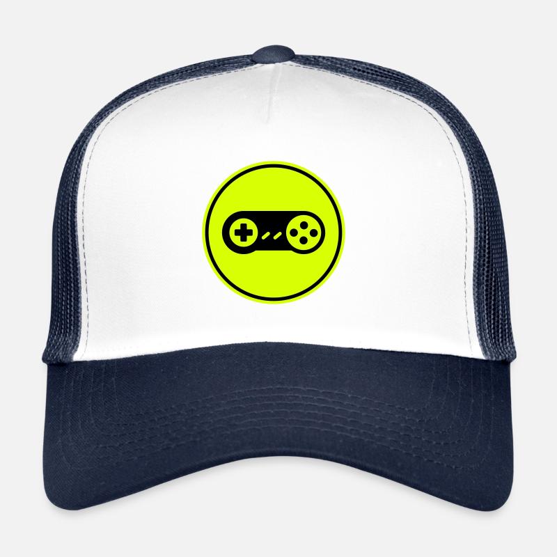 Gamepad Icon Gamer Trucker Cap