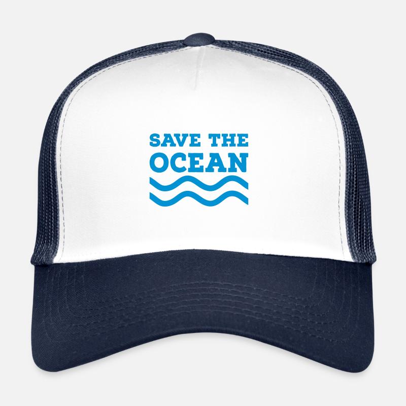 Sauvez l’océan Casquette trucker 