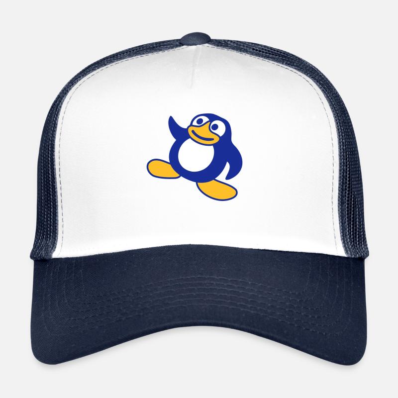 Pingouin, Breakdance, Happy Dancing, Fête, DJ, Musique Casquette trucker 