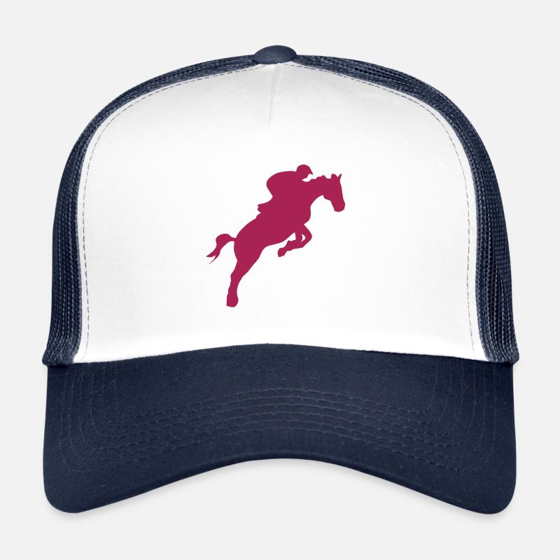 equitation cavalier11 obstacle cheval saut Casquette trucker 