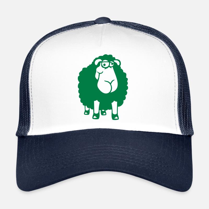 Sheep Looks Stupid Cute Cute Funny Silly Cool Trucker Cap