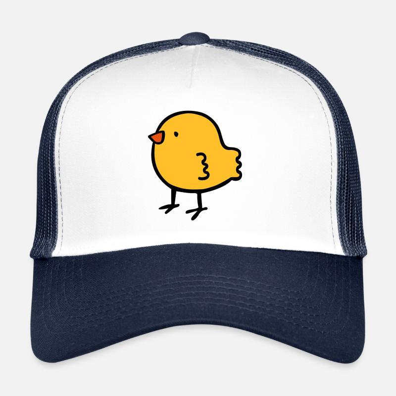 Küken - Trucker Cap - Weiß/Navy