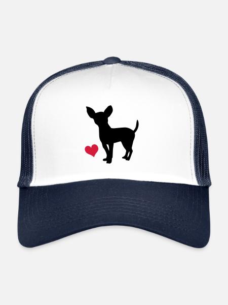 Chihuahua - Trucker Cap - white/navy - Front