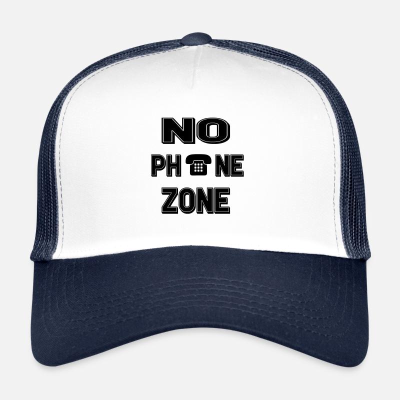 PAS DE ZONE DE TÉLÉPHONE Casquette trucker 