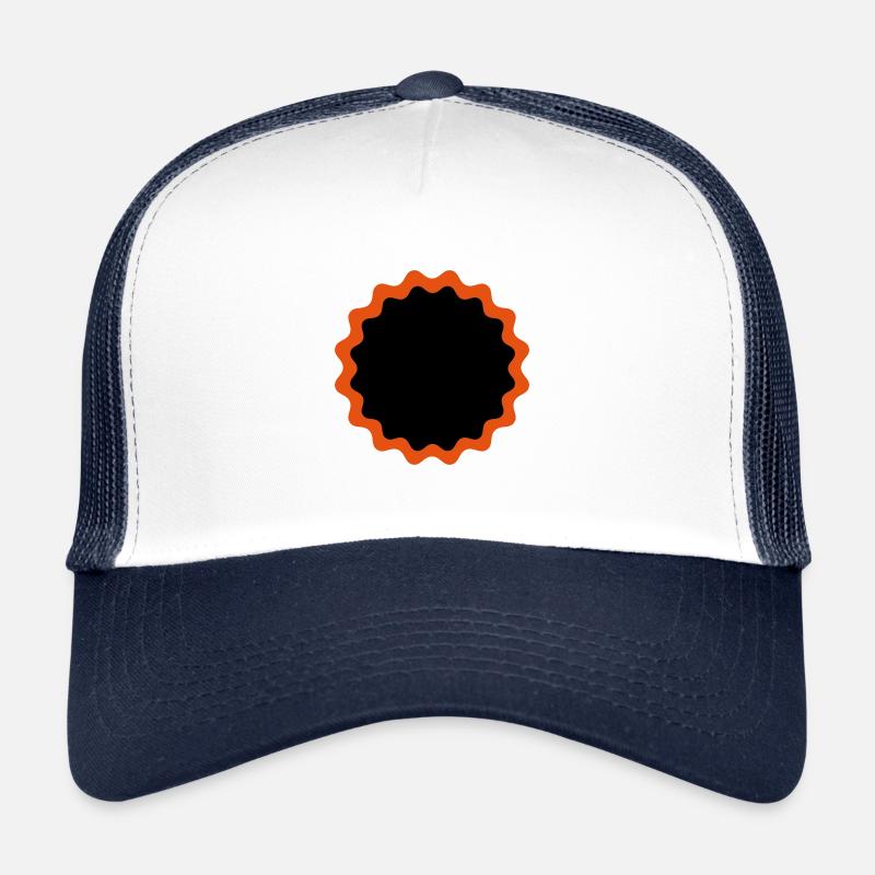 Fahrradflicken - Trucker Cap - Weiß/Navy