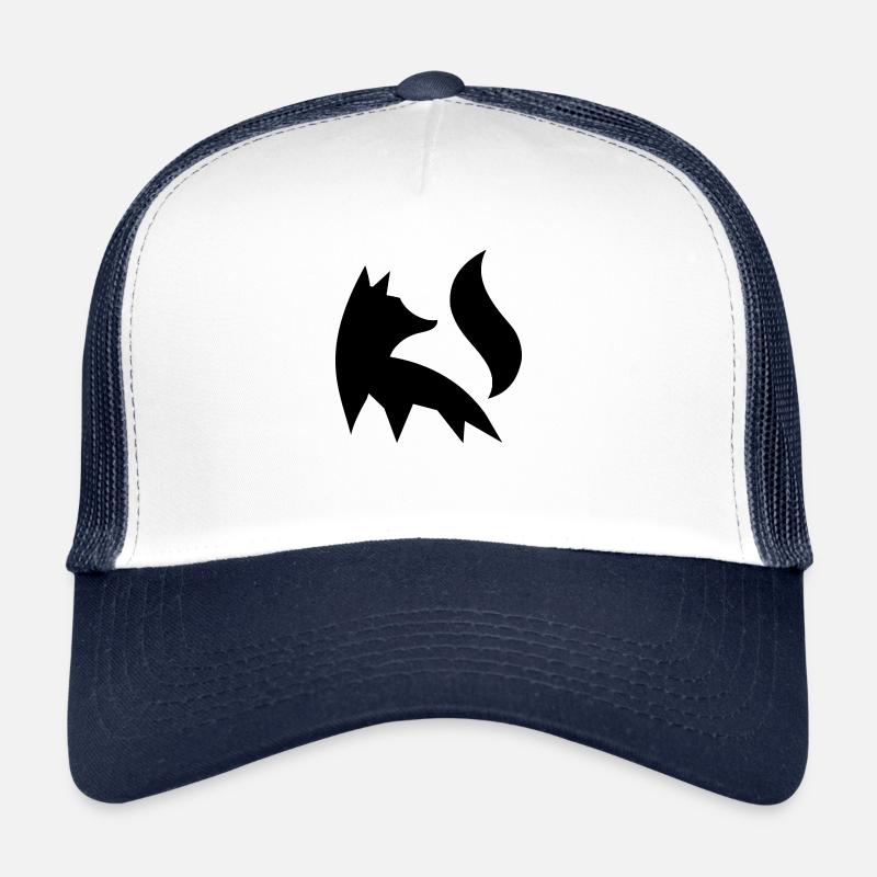 Fuchs Silhouette Wald Natur Tier Rotfuchs Vektor Trucker Cap