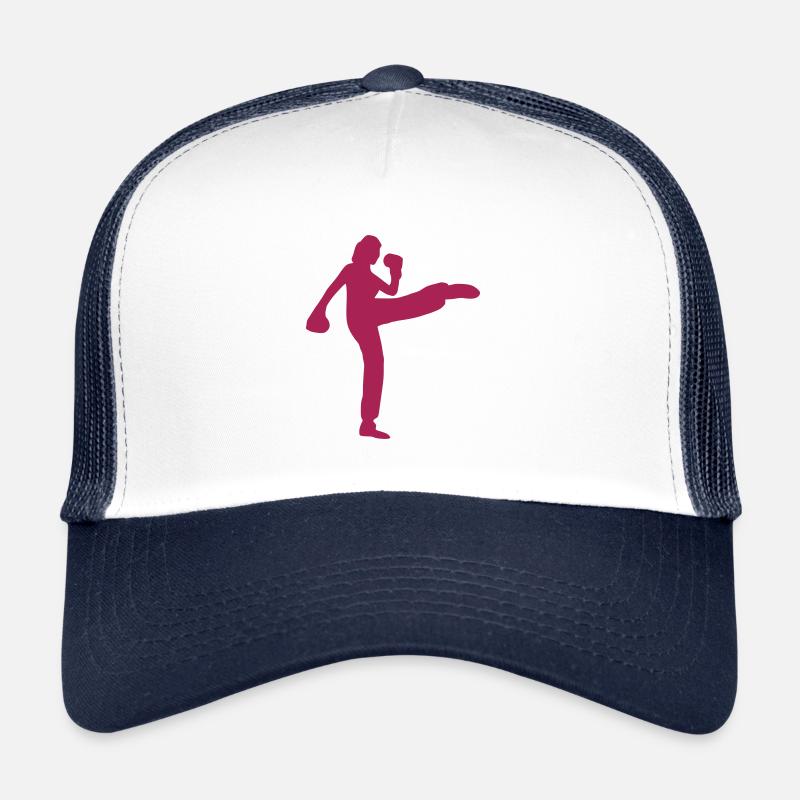 french boxing savate woman Trucker Cap