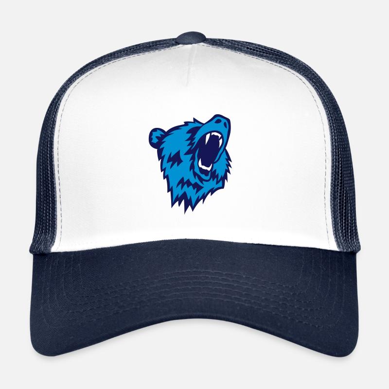 ours gueule ouverte mechant 13 6 Casquette trucker 