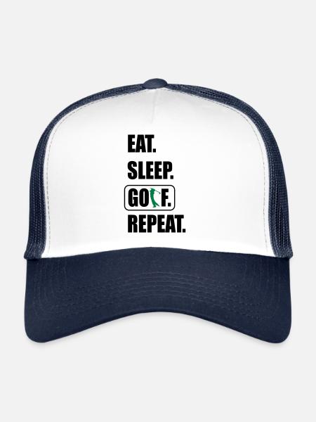 Golf - Trucker Cap - Weiß/Navy - Vorne