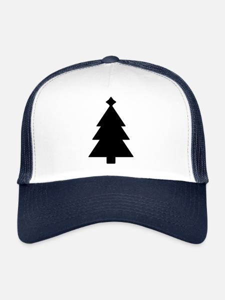 Christmas tree Christmas tree - Trucker Cap - white/navy - Front