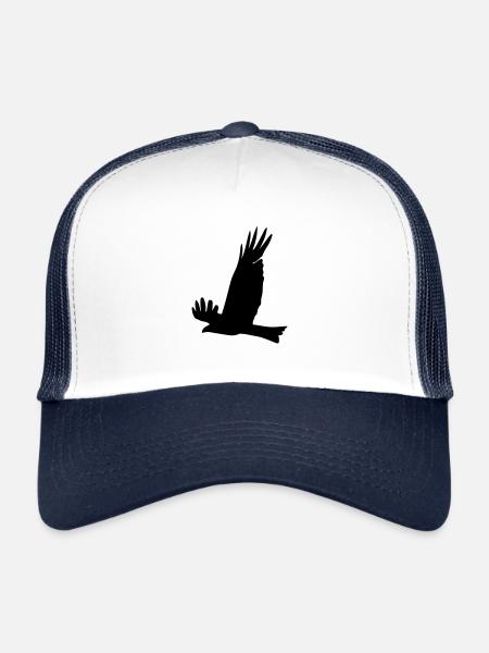 Eagle - Trucker Cap - white/navy - Front