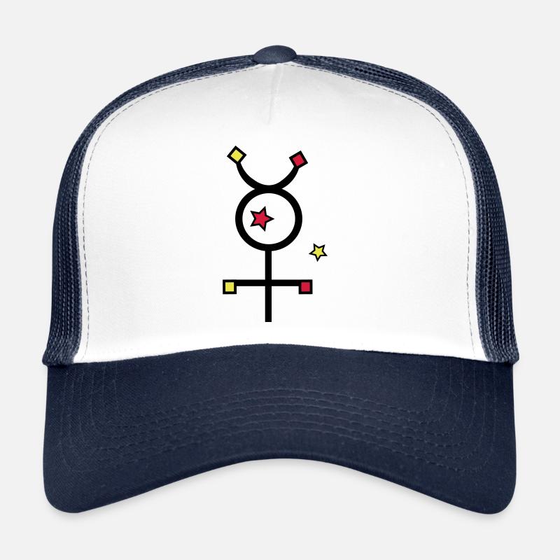 Symbole de mercure Casquette trucker 