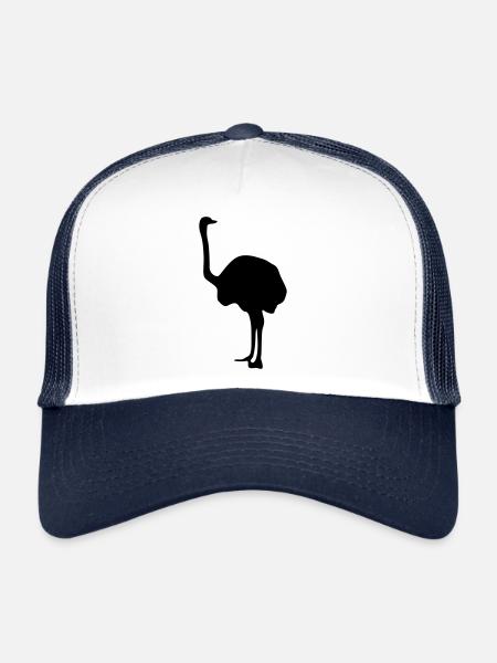 2000 - Casquette trucker  - blanc/marine - Devant