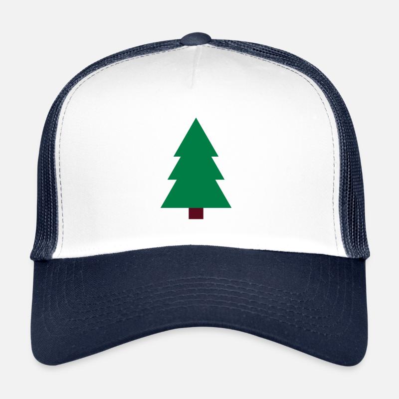 Tanne - Trucker Cap - Weiß/Navy