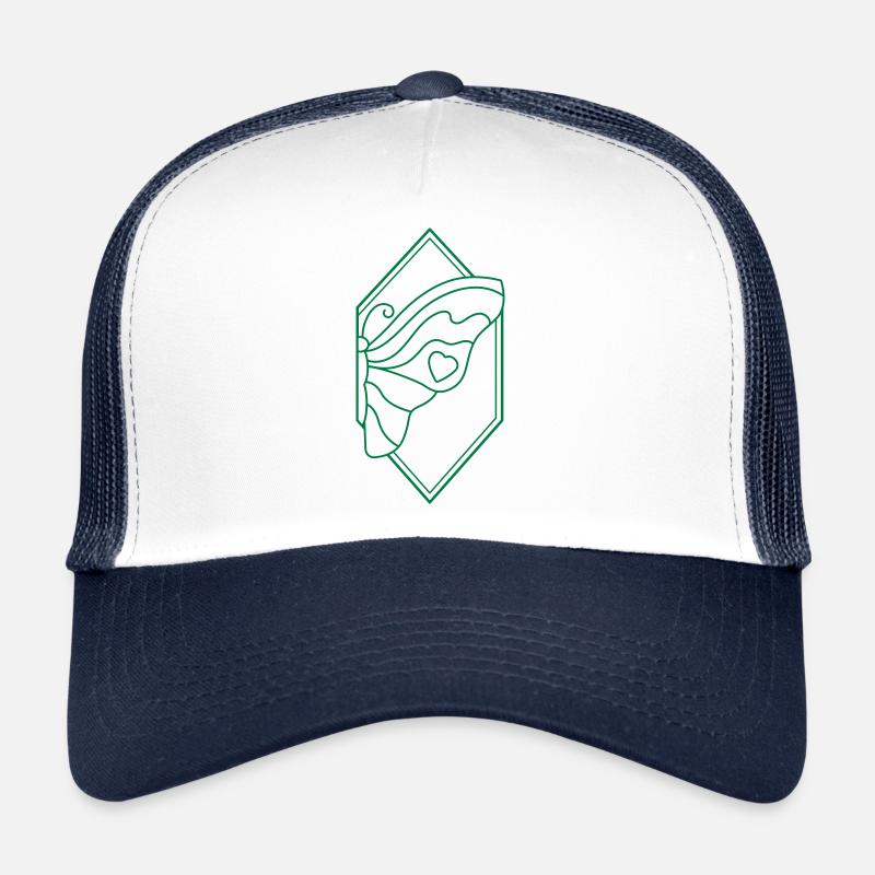 un demi-papillon Casquette trucker 