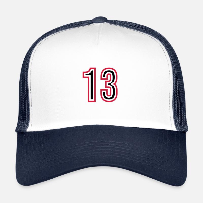 Maillot 13 Nombre d’années Casquette trucker 