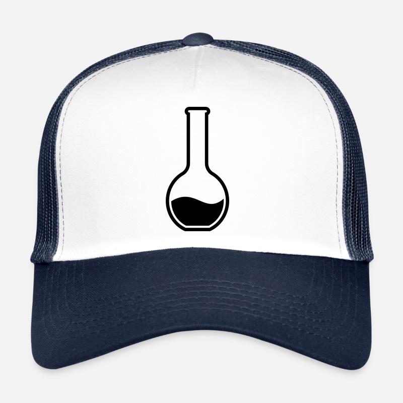 Reagenzglas chemiker - Trucker Cap - Weiß/Navy
